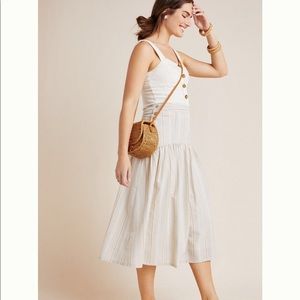 Anthropologie Evonna Striped Skirt